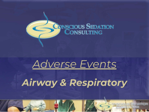 Adverse Events – Airway and Respiratory