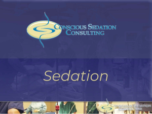 Sedation